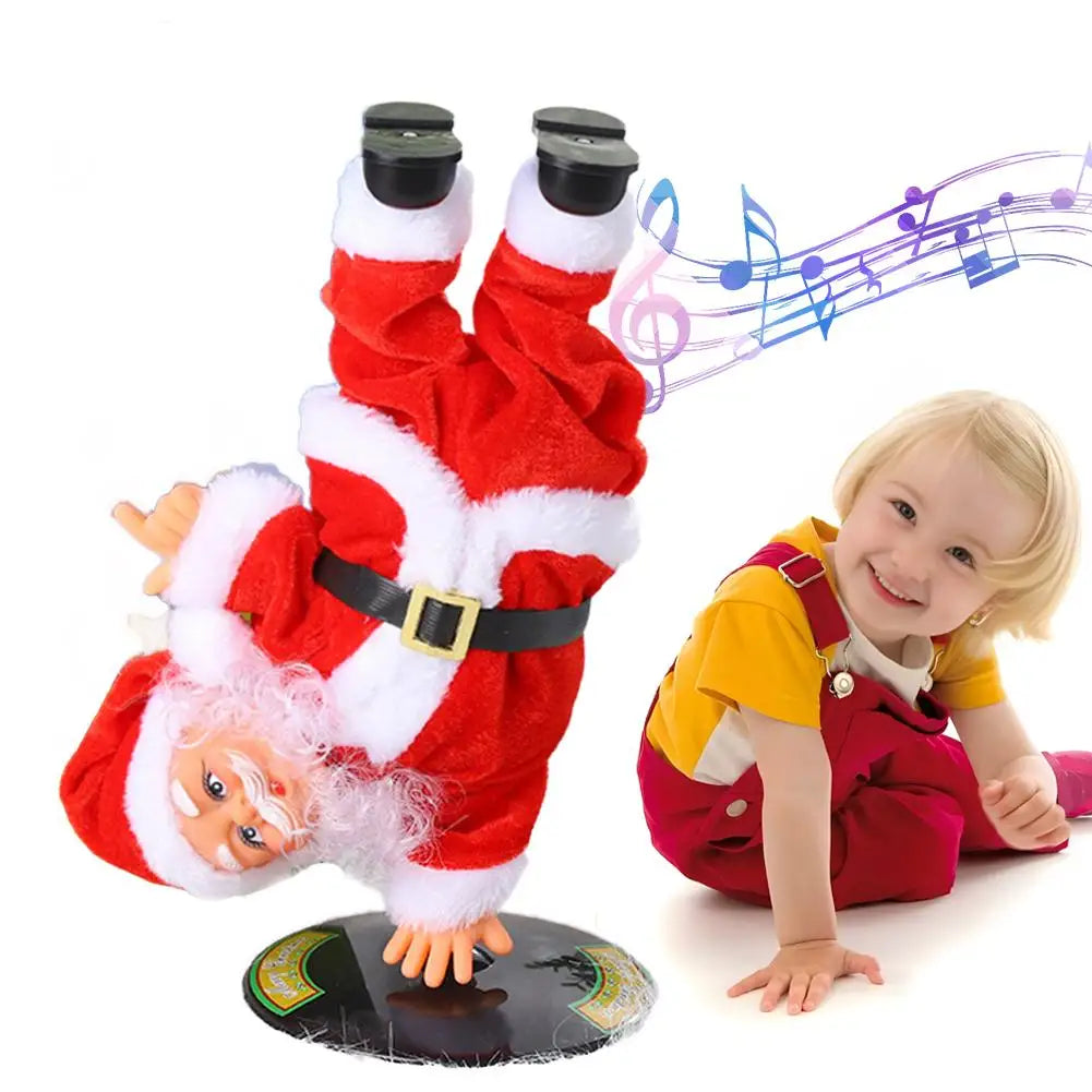 Musical Christmas Twerking Santa Claus Dancing Electric Christmas Stuffed Plush Doll Singing English Song Santa Toys Kids Gift