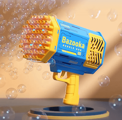 Bubble Machine with Light Rocket Launcher - verycoolshop