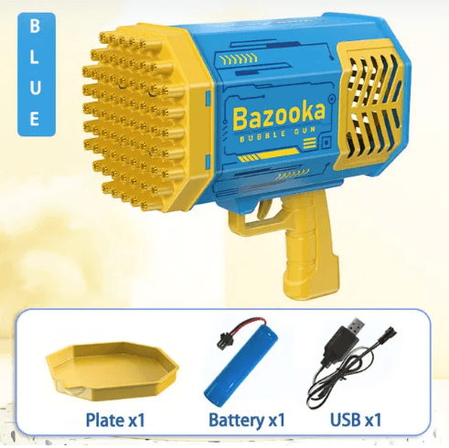 Bubble Machine with Light Rocket Launcher - verycoolshop