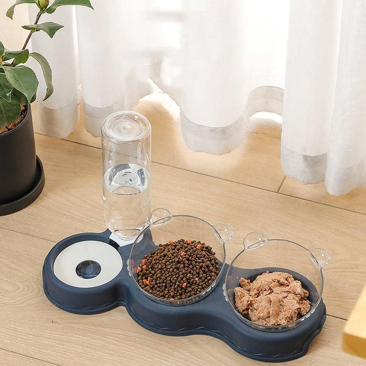 Ecoluxe Cat & Dog Automatic Feeder Water Dispenser Wet and Dry - verycoolshop