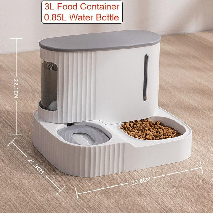 Ecoluxe Cat & Dog Automatic Feeder Water Dispenser Wet and Dry - verycoolshop