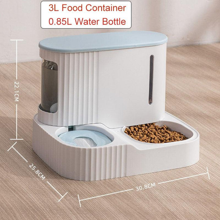 Ecoluxe Cat & Dog Automatic Feeder Water Dispenser Wet and Dry - verycoolshop