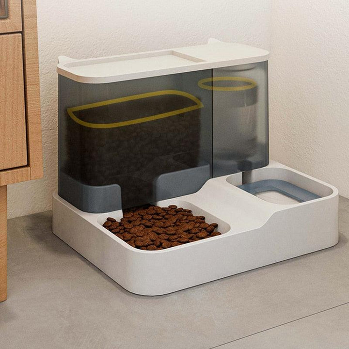 Ecoluxe Cat & Dog Automatic Feeder Water Dispenser Wet and Dry - verycoolshop