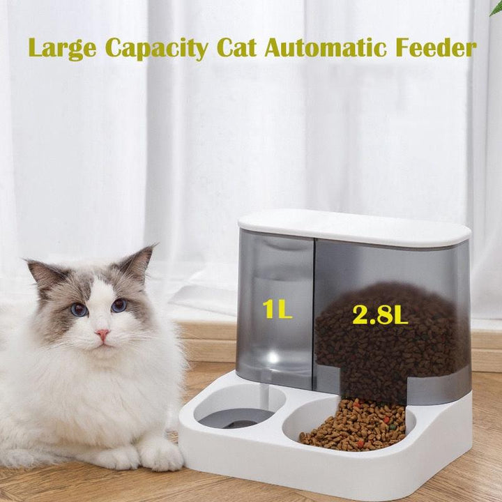 Ecoluxe Cat & Dog Automatic Feeder Water Dispenser Wet and Dry - verycoolshop