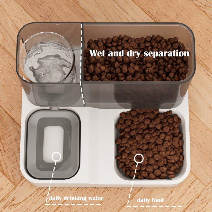 Ecoluxe Cat & Dog Automatic Feeder Water Dispenser Wet and Dry - verycoolshop