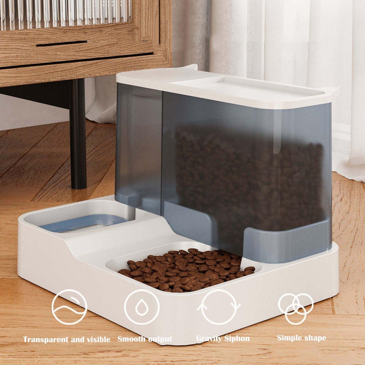 Ecoluxe Cat & Dog Automatic Feeder Water Dispenser Wet and Dry - verycoolshop