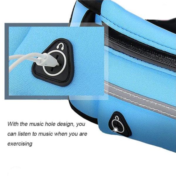 Fitness Waist Bag With Pocket Slim Running Jogging Belt Fanny Pack Bag For Hiking Cycling Workout Sports Gym - verycoolshop