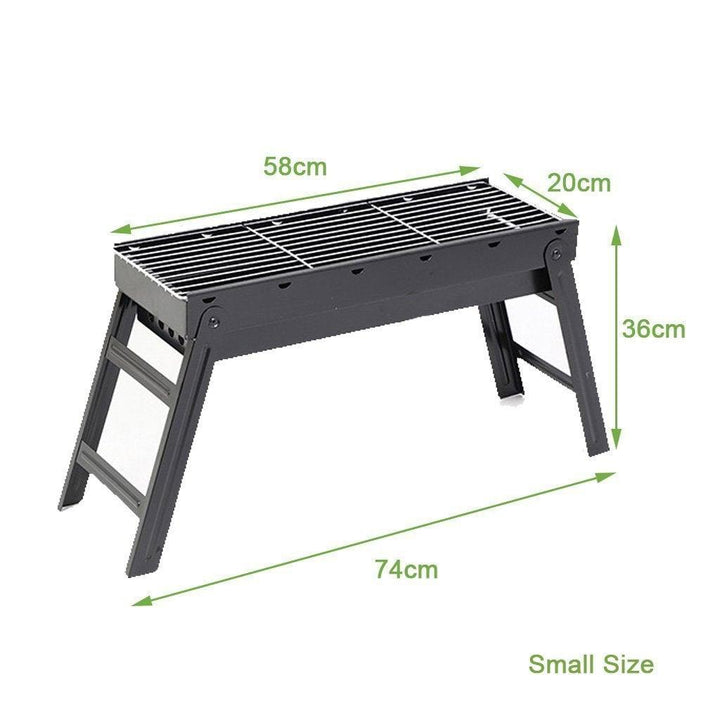 Ecoluxe-Foldable Portable BBQ Charcoal Grill Barbecue Camping - verycoolshop