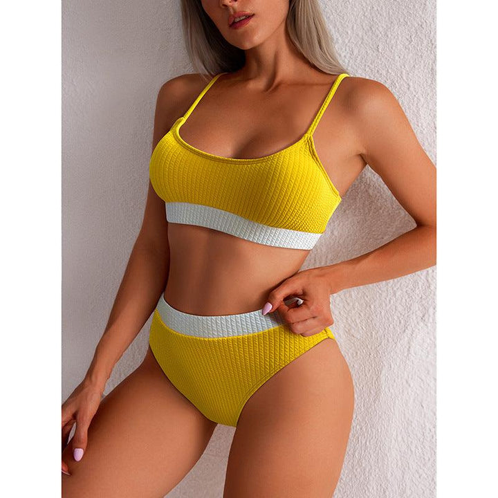 Ecoluxe-High Waist Bikini Swimwear Women Swimsuit - verycoolshop