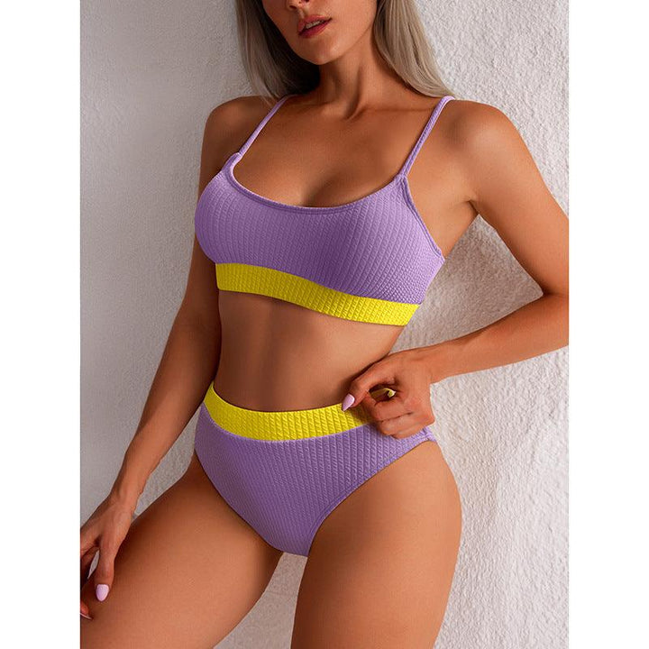 Ecoluxe-High Waist Bikini Swimwear Women Swimsuit - verycoolshop