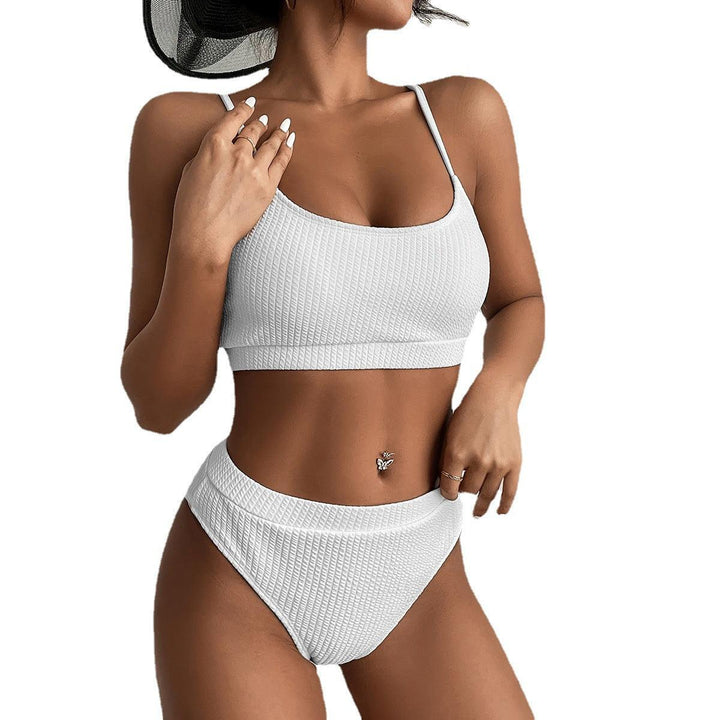 Ecoluxe-High Waist Bikini Swimwear Women Swimsuit - verycoolshop