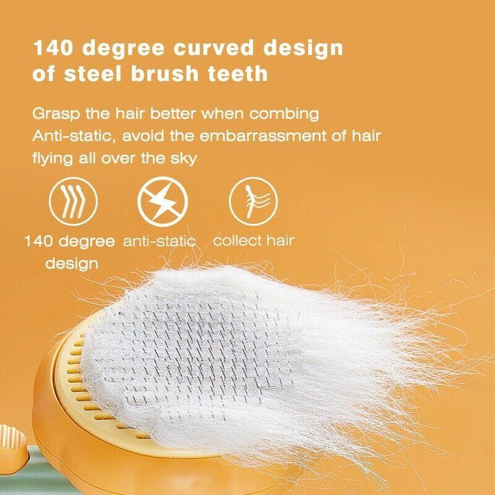 Ecoluxe-Pet Grooming Self Cleaning Slicker Brush For Dogs Cats Puppy Rabbit - verycoolshop