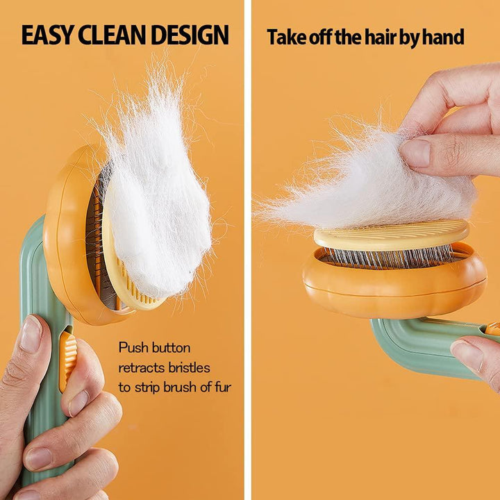 Ecoluxe-Pet Grooming Self Cleaning Slicker Brush For Dogs Cats Puppy Rabbit - verycoolshop